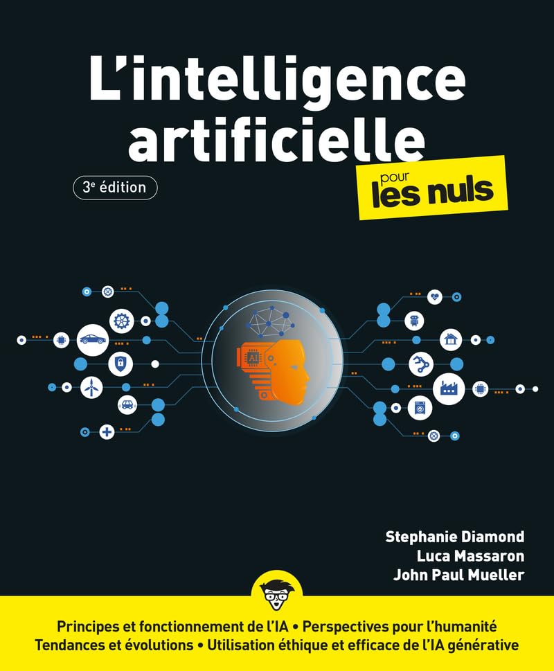 L'Intelligence artificielle pour les Nuls : IA, chatgpt, gemini, claude, copilot, machine learning, python, découvrir l'ia 9782412097441
