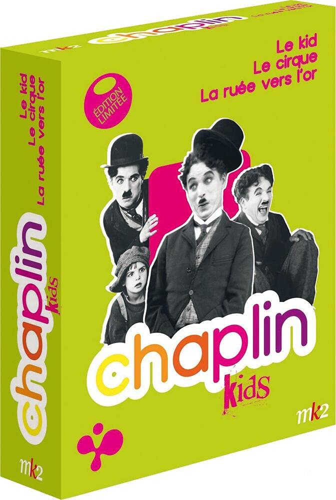Coffret Chaplin Kids : the kid ; le cirque ; la ruee vers l'or 3384442176903