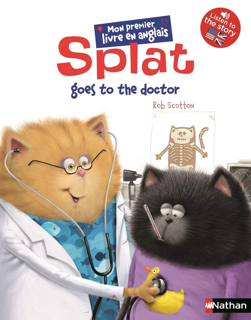 Splat goes to the doctor - Album en anglais 9782092575048