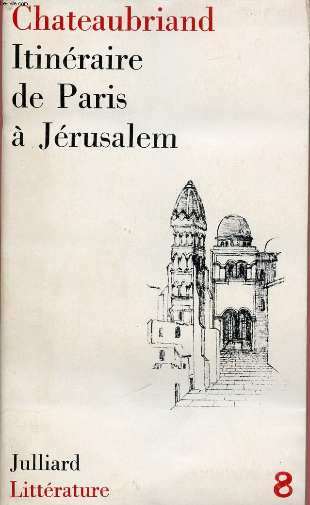 Itinéraire de Paris à Jérusalem 