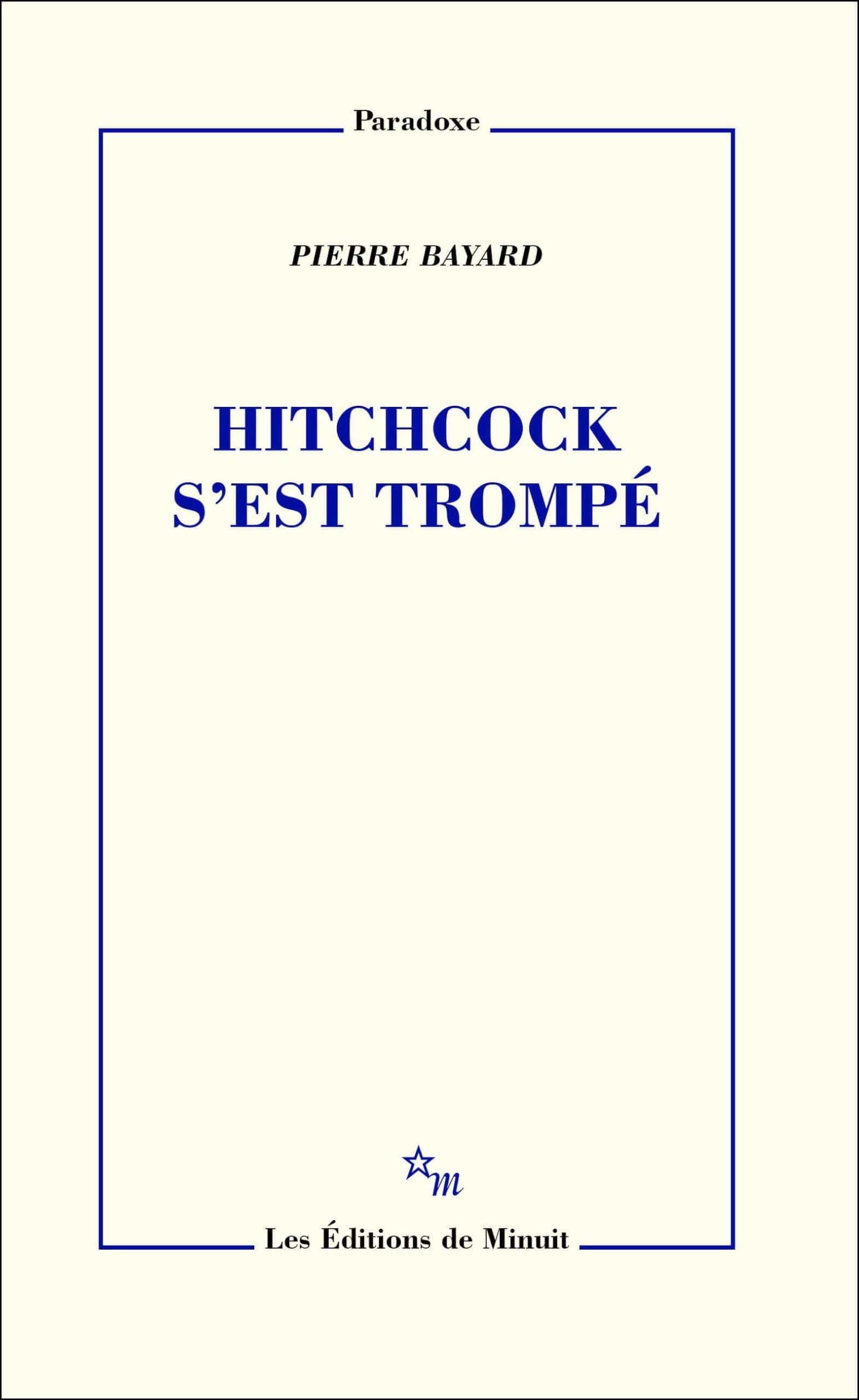 Hitchcock s'est trompé 9782707349262