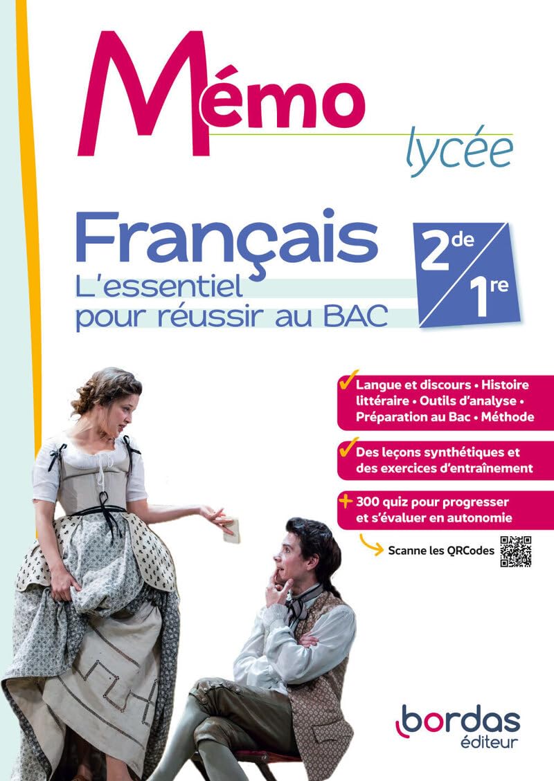 Mémo Lycée - Français 2de 1re 9782047404959