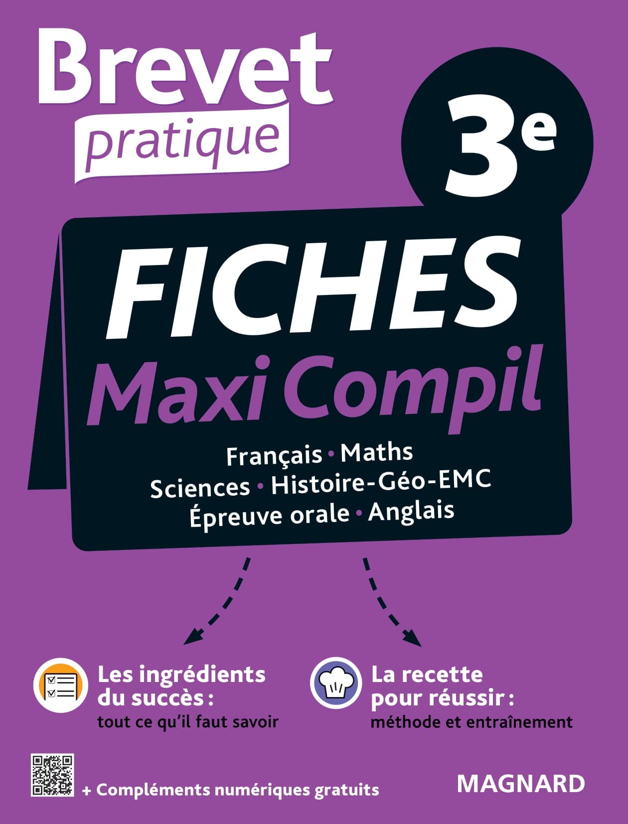 Brevet Pratique Maxi-Compil de fiches la totale 3e Brevet 2025: Toutes les disciplines de l'épreuve et du contrôle continu pour réussir le Brevet 9782210772281