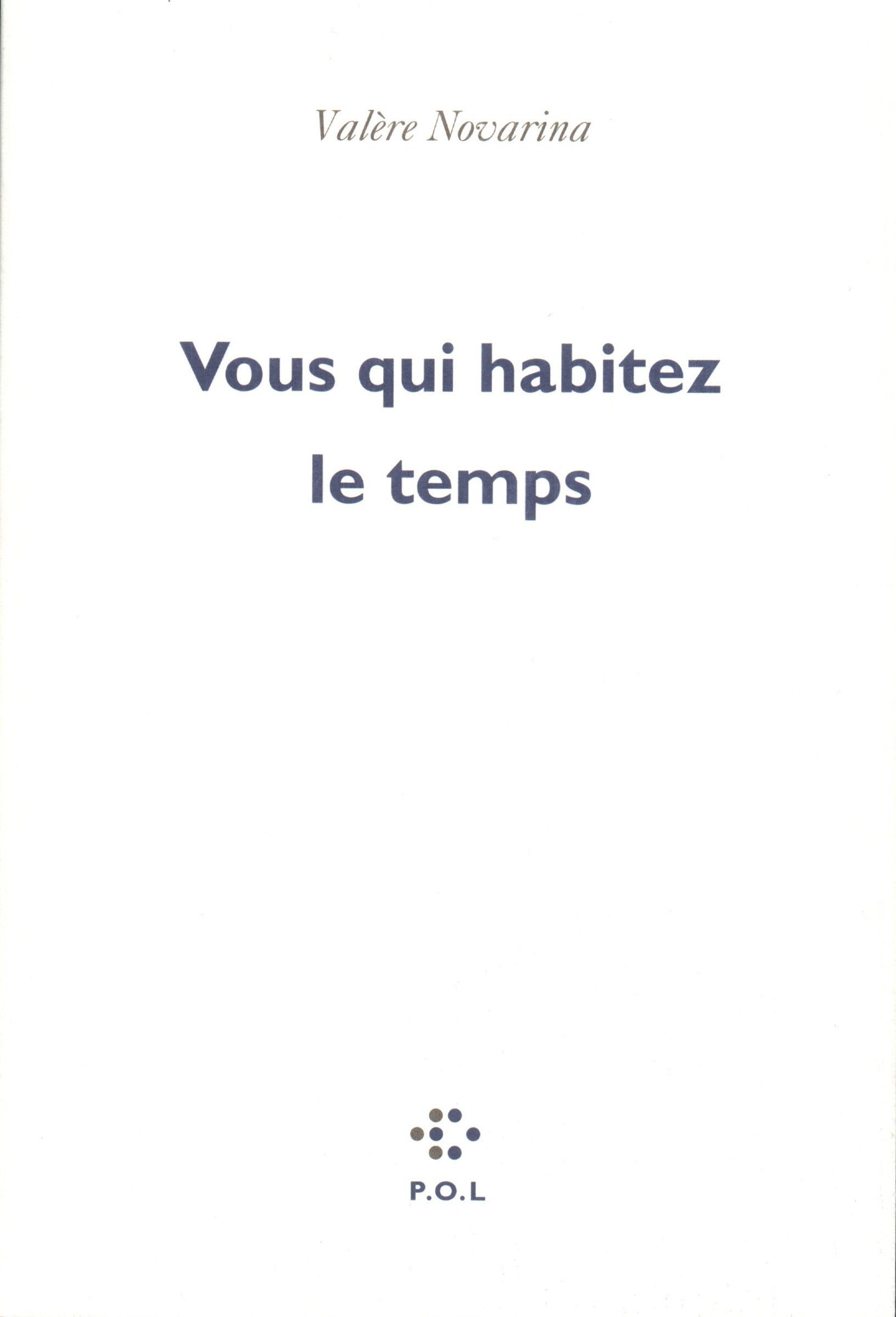 Vous qui habitez le temps 9782867441578