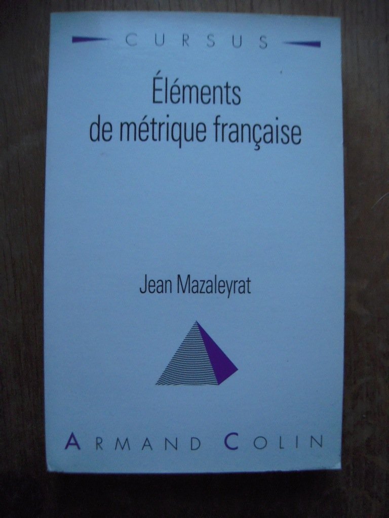 Elements De Metrique Francaise. 8eme Edition 9782200217037