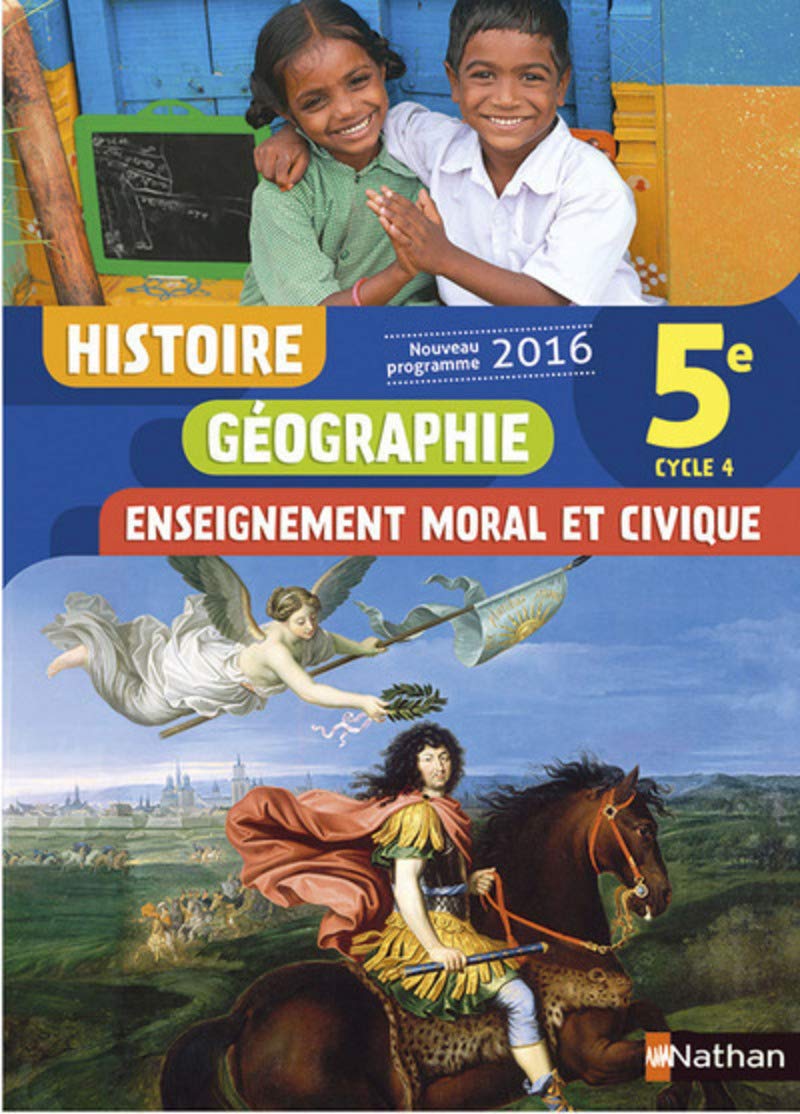Histoire-Géographie-EMC 5e - Nouveau programme 2016 9782091718958