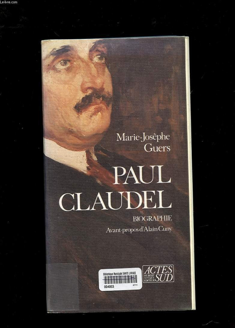 Paul claudel 9782868691910