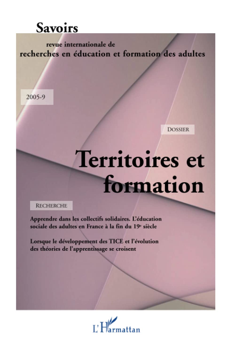 Territoires et formation 9782747596831