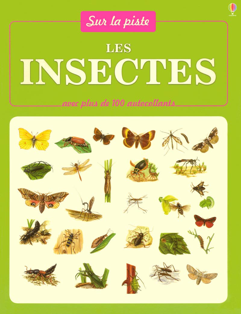 LES INSECTES - AVEC PLUS DE 100 AUTOCOLLANTS - SUR LA PISTE 9781409501312
