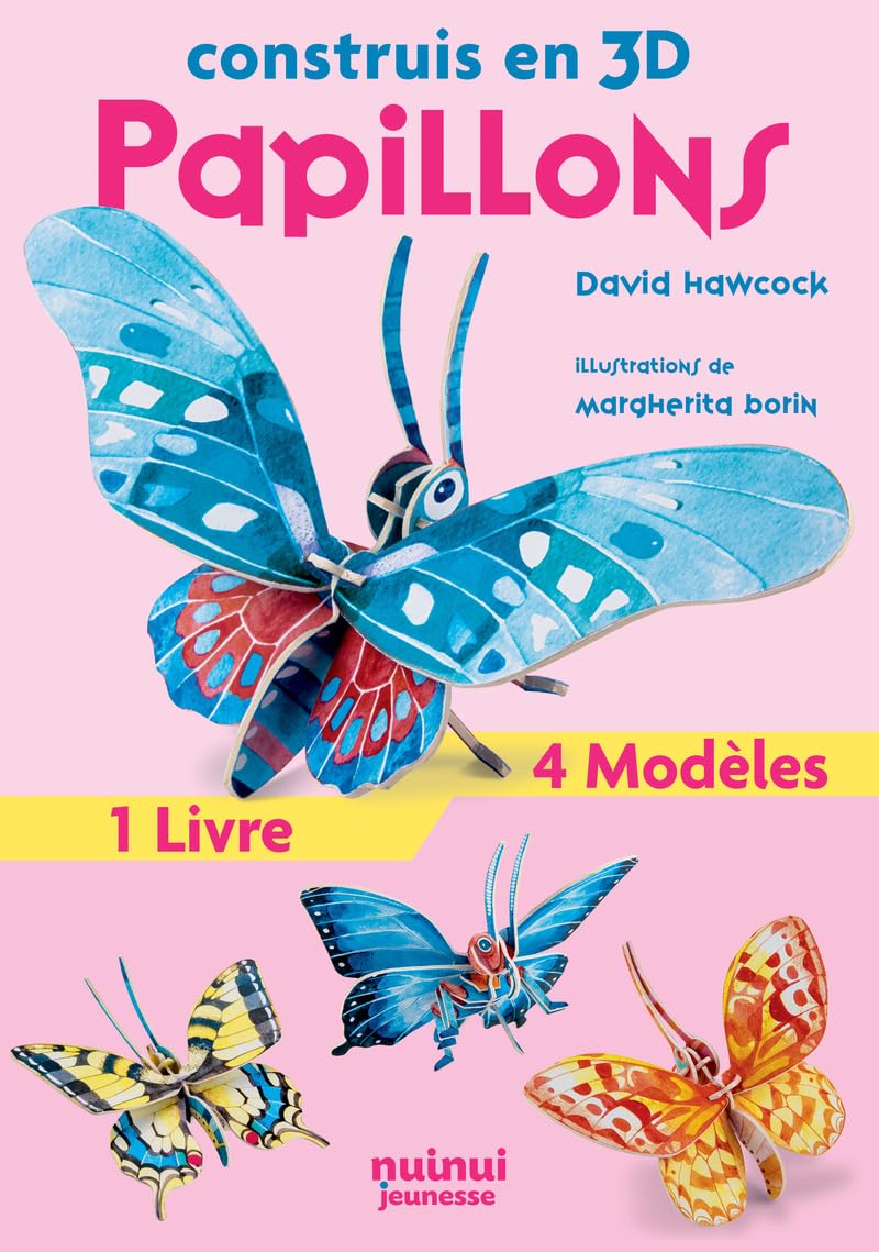 Construis en 3D - Papillons 9782889573707