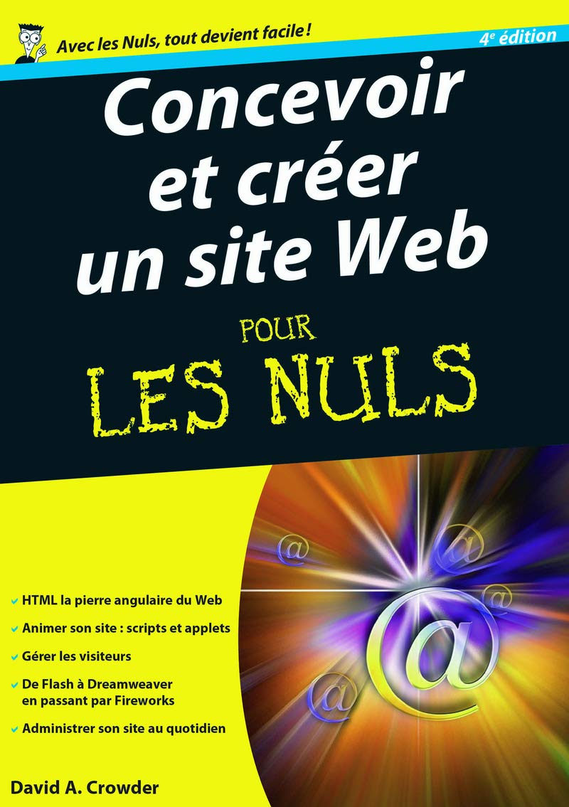 Concevoir et créer un site Web 4e Mégapoche Pour les Nuls 9782754024259