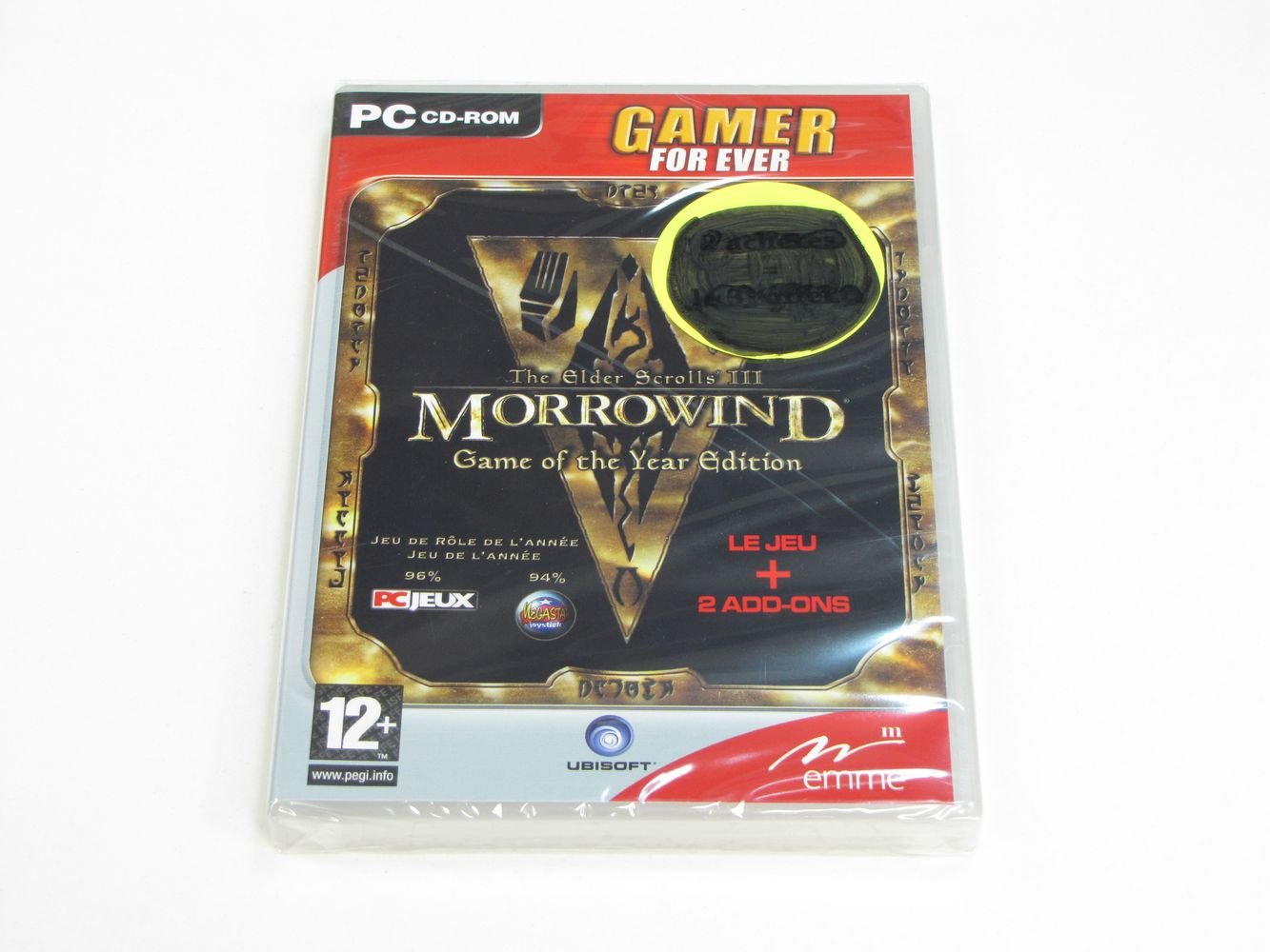 The Elder Scrolls III : Morrowind - (Bloodmoon et Tribunal inclus) 3505371138064