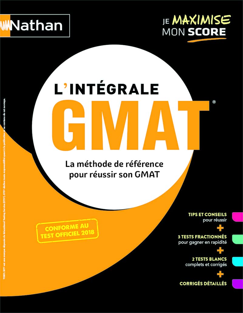 L'intégrale GMAT - Graduate Management Admission Test - 2022 9782091674551