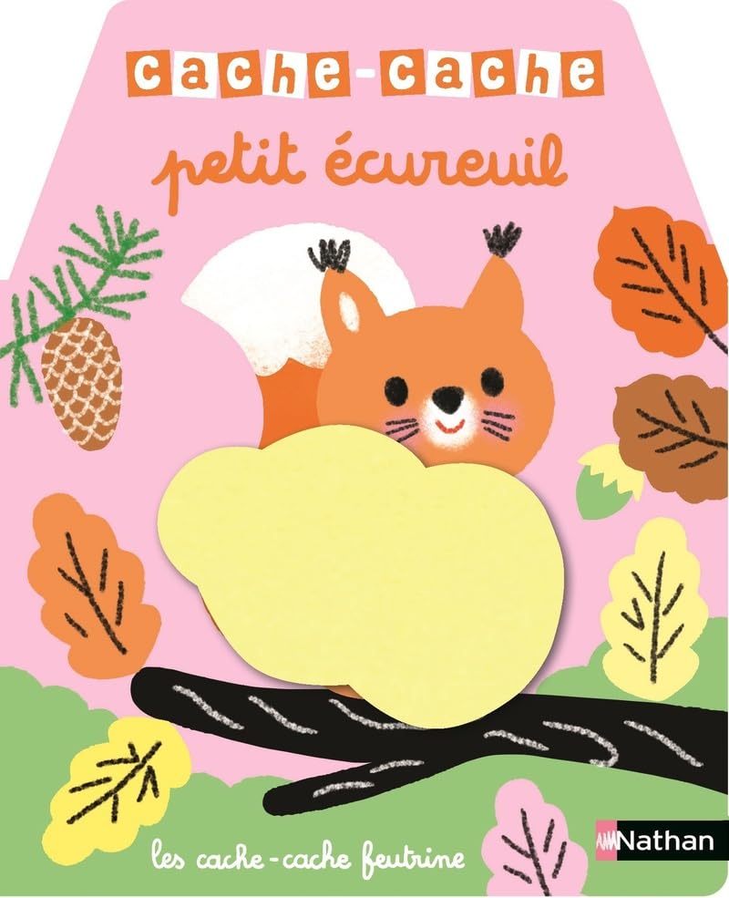 Cache-cache petit écureuil - avec flaps en feutrine découpés - Dès 6 mois 9782095027278