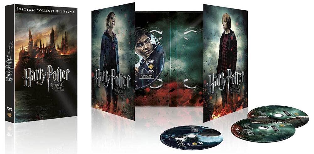 Harry Potter et les Reliques de la Mort - 1ère et 2ème partie - Année 7 - Le monde des Sorciers de J.K. Rowling - DVD [Édition Collector] 5051889155195