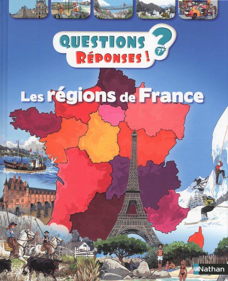 Les régions de France - Questions/Réponses - doc dès 7 ans (45) 9782092565186