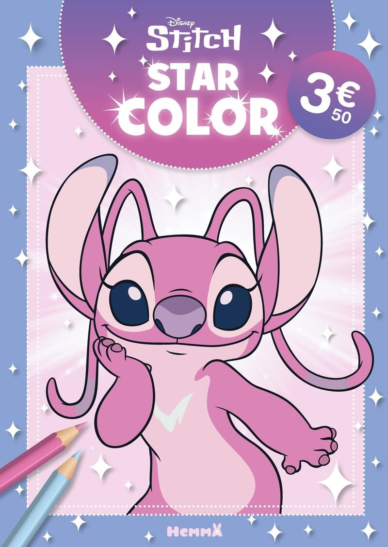 Disney Stitch - Star Color - Livre coloriage - Livre coloriage 4 ans - Livre coloriage Disney - Livre coloriage Stitch 9782508063640