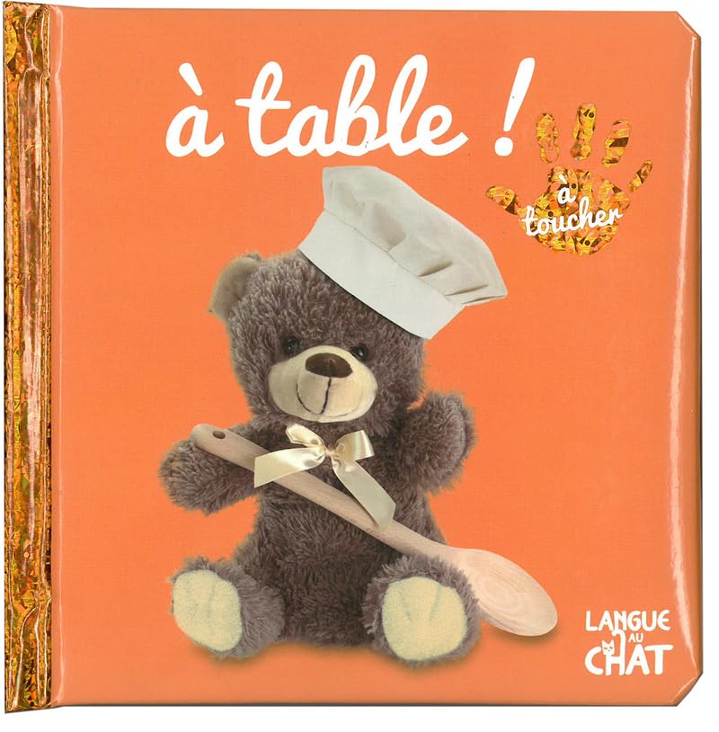 Bébé touche-à-tout - À table - Livre matières bébé - Imagier photo à toucher - Dès 12 mois 9782806311276
