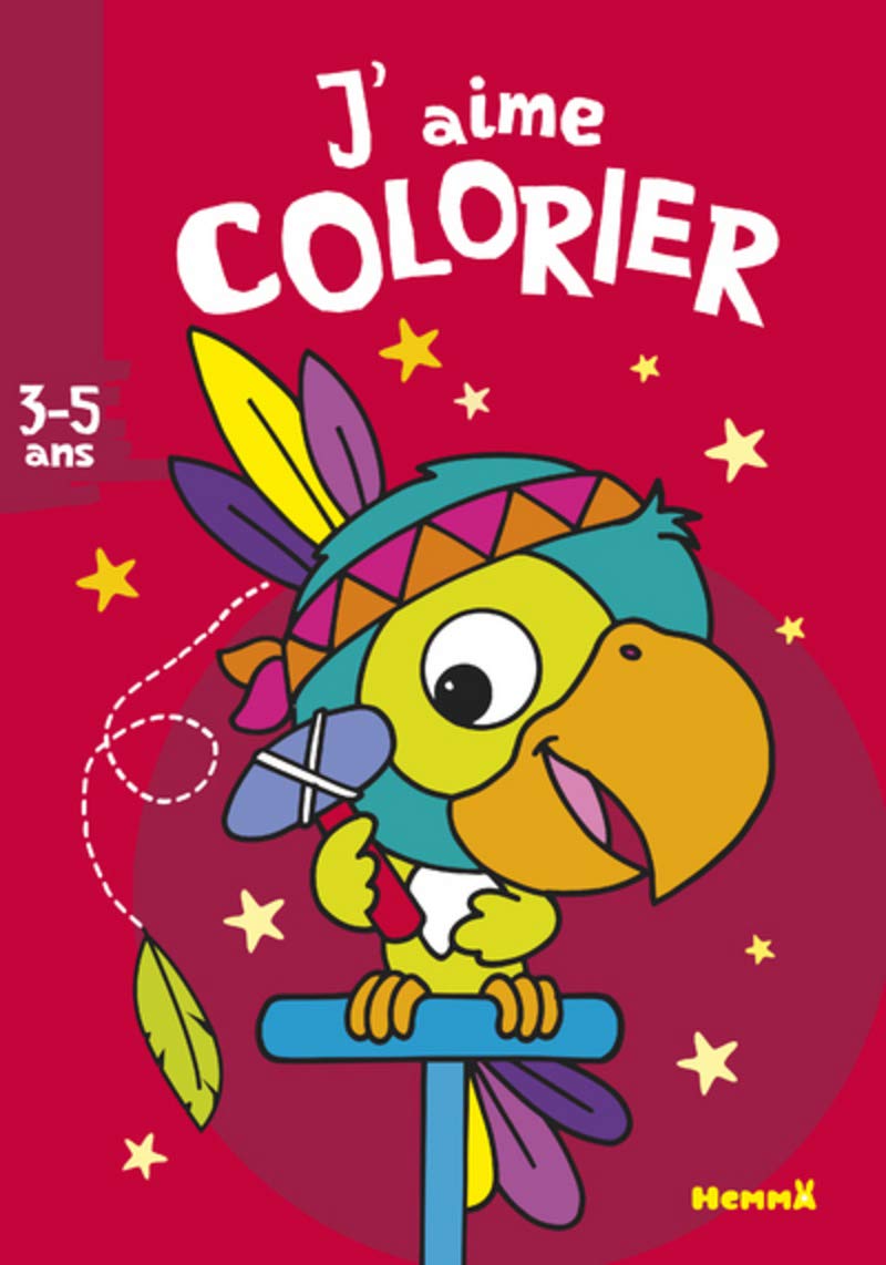 J'aime colorier (3-5 ans) (Perroquet-indien) 9782508042843