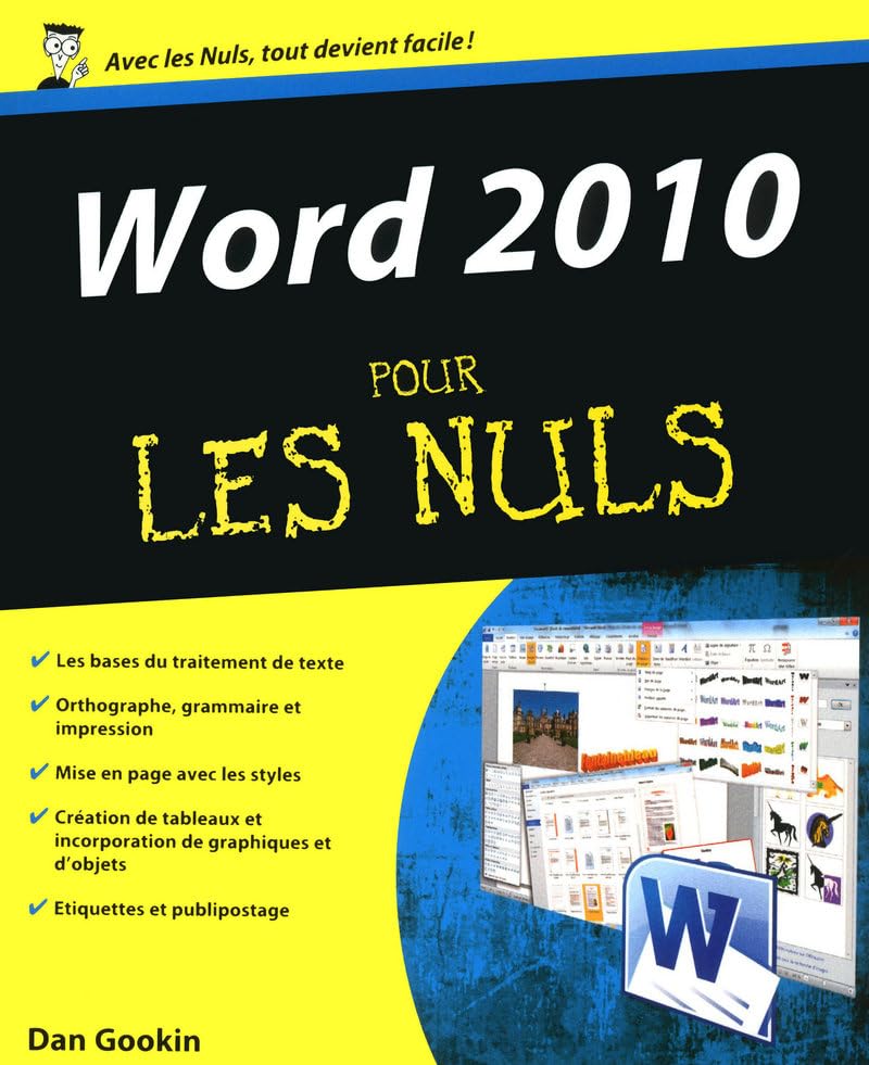 Word 2010 pour les Nuls 9782754019101