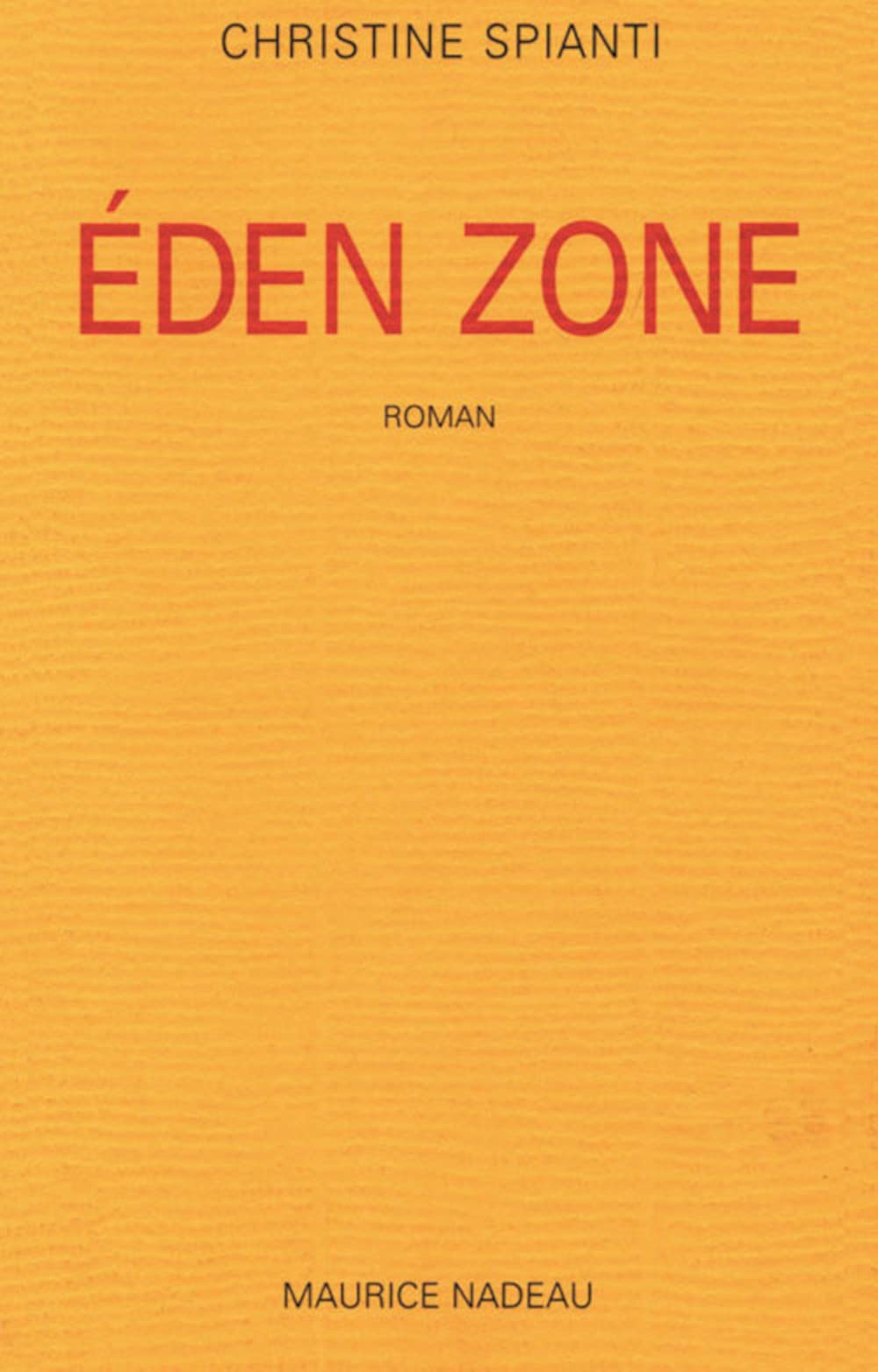 Eden Zone 9782862311593