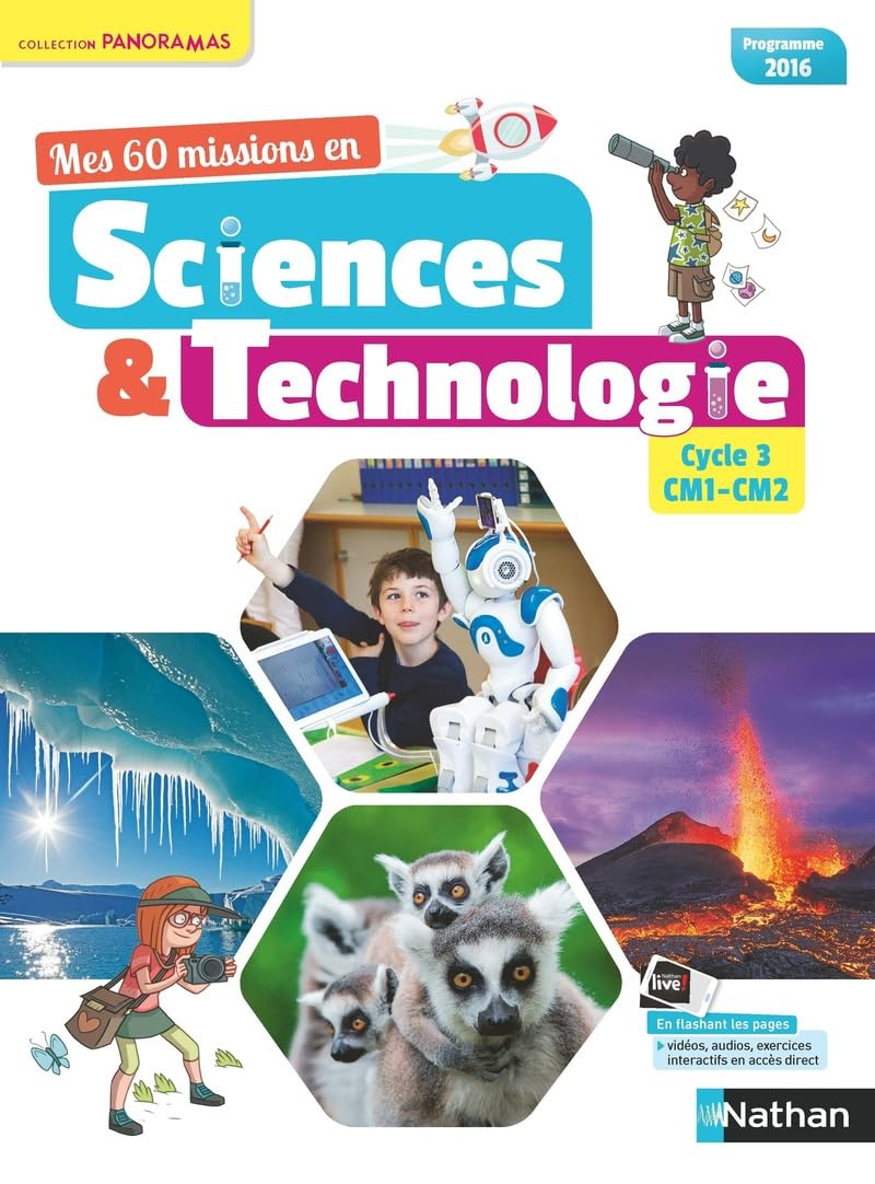 Mes 60 missions en Sciences et Technologie CM1 et CM2 9782091240862
