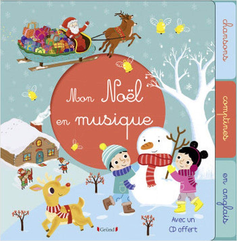 Mon Noël en musique – Livre CD avec 25 chansons traditionnelles avec QR code – À partir de 6 mois 9782324020551
