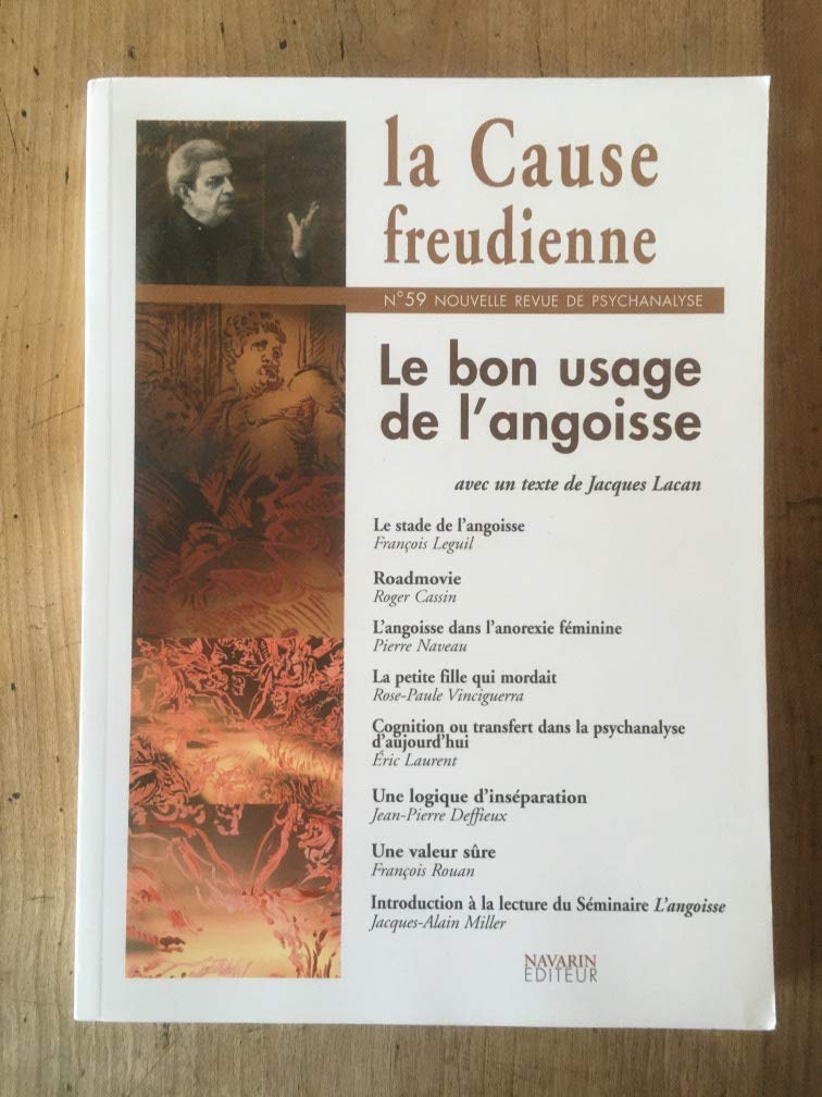 La Cause Freudienne 59 - Bonjour l'angoisse 9782905040473