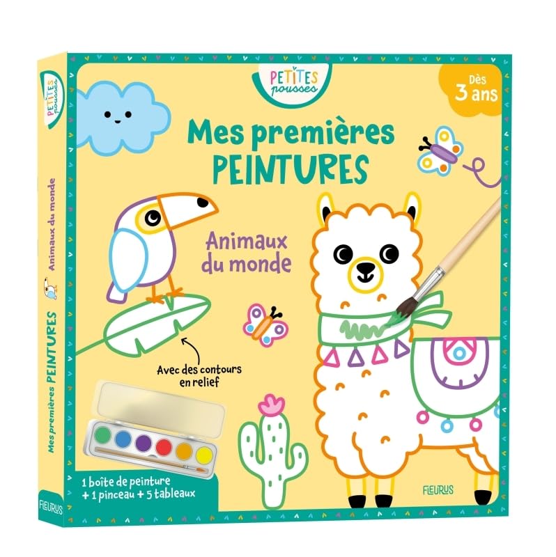 Mes premières peintures Animaux du monde 9782215196532