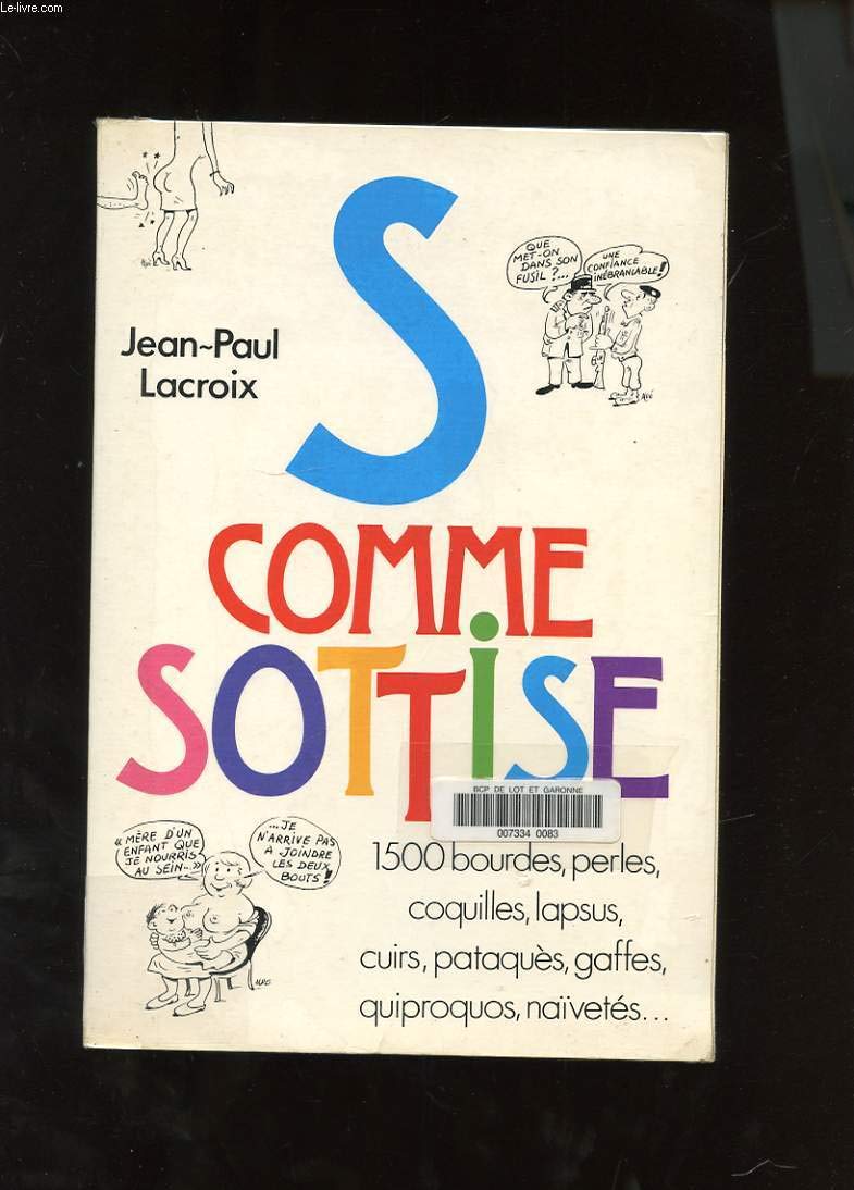 S comme Sottise 9782733900949
