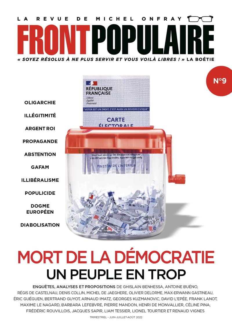 Front Populaire - N° 9 Mort de la démocratie. Un peuple en trop 9782492006111