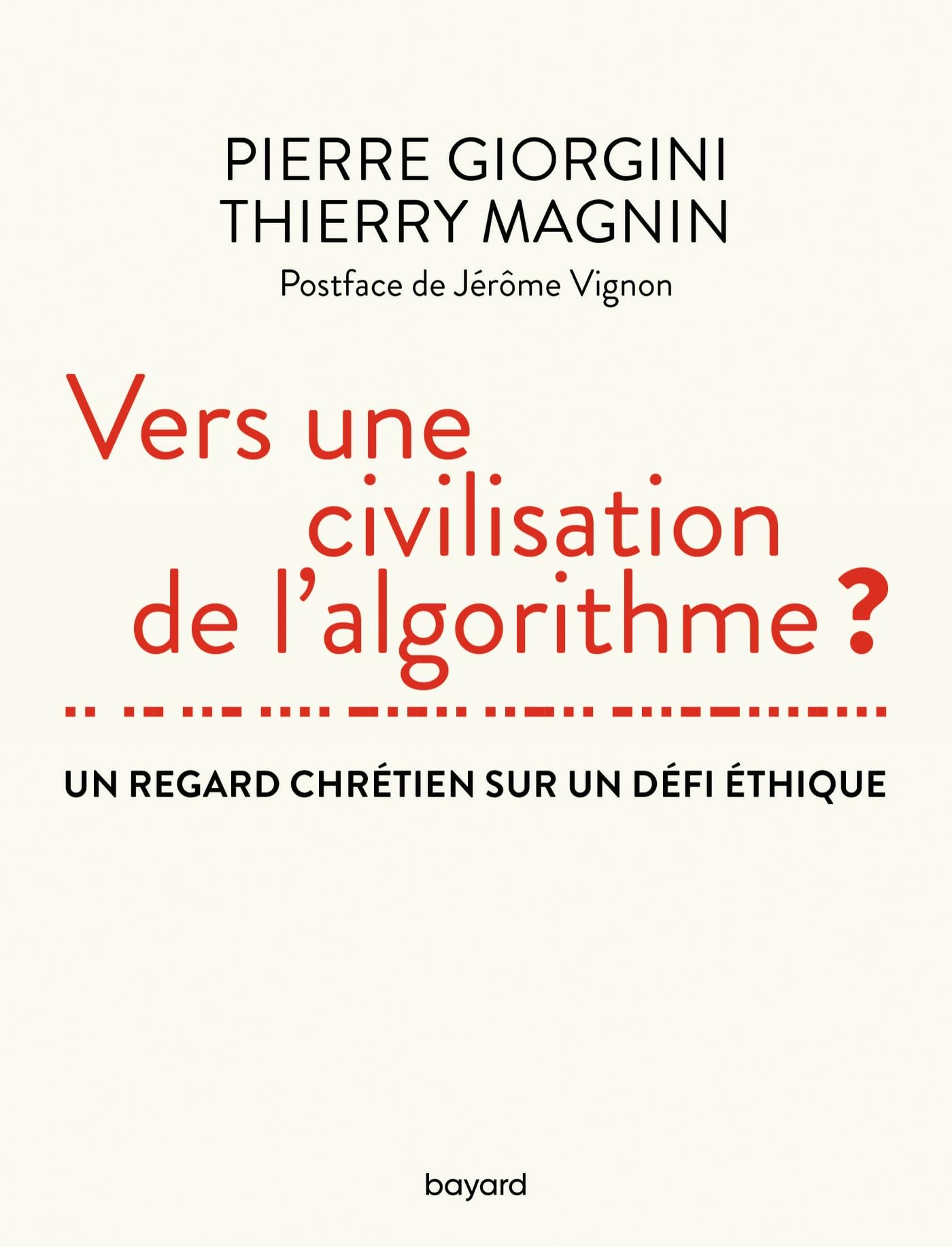 Vers une civilisation de l'algorithme ? 9782227500259