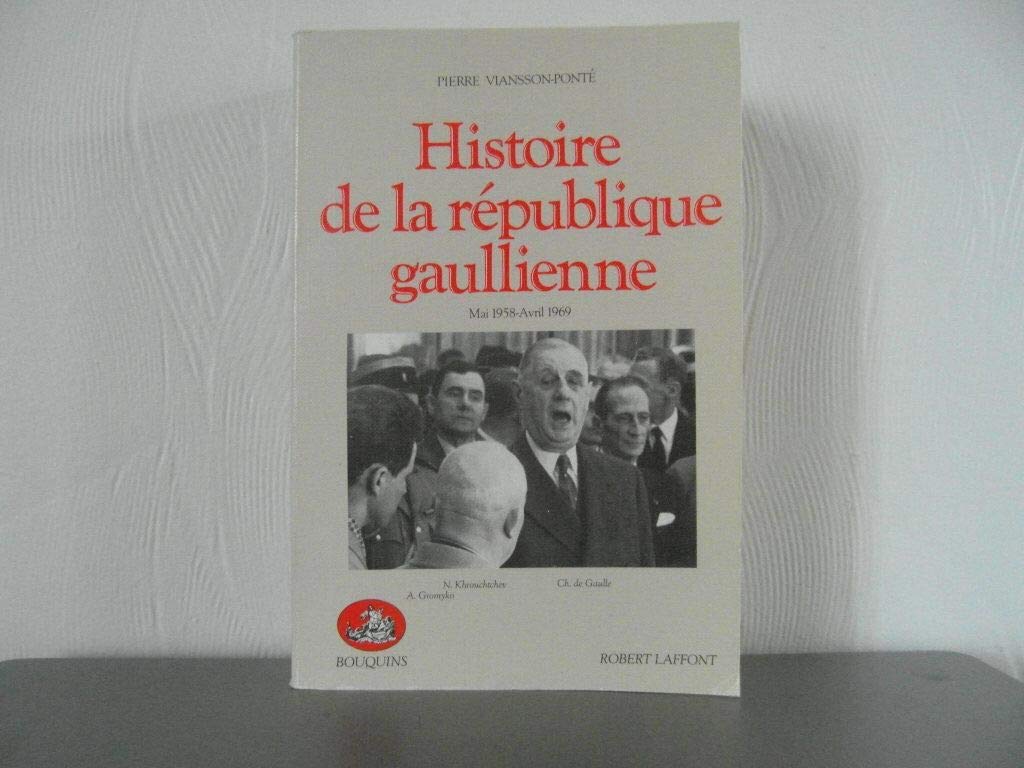 HIST DE REPUBLIQUE GAULLIENNE 9782221045442