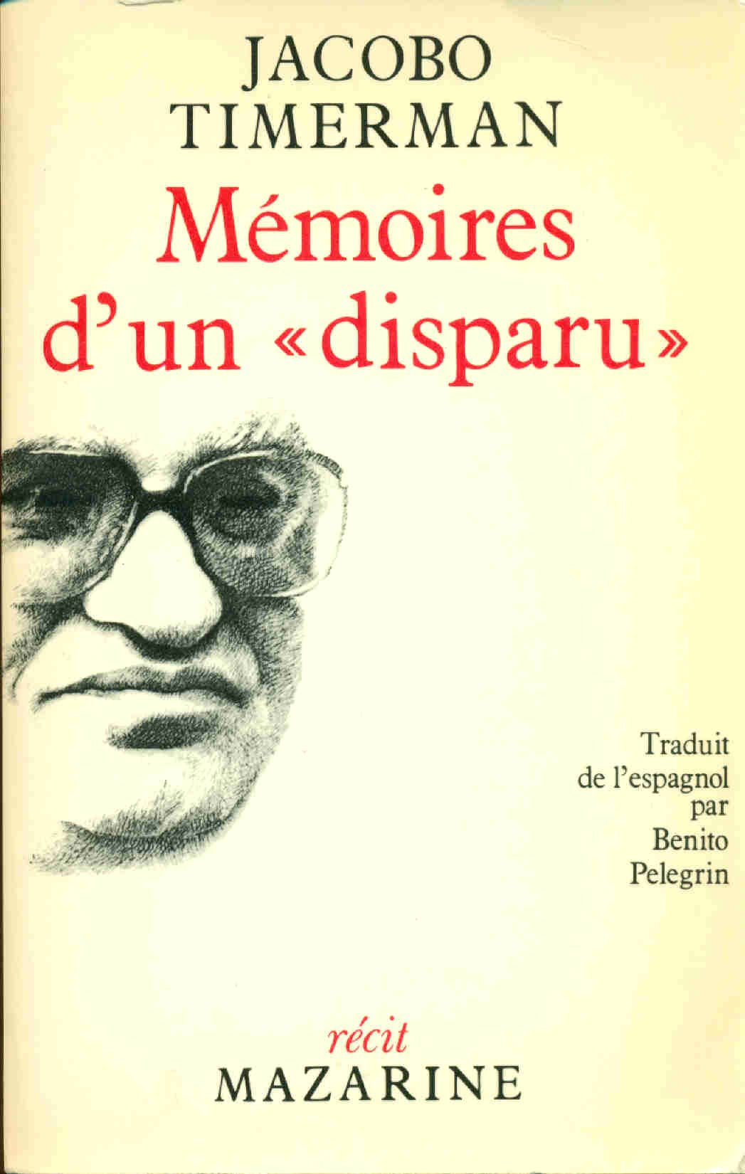 Mémoires d'un « disparu » 9782863740866