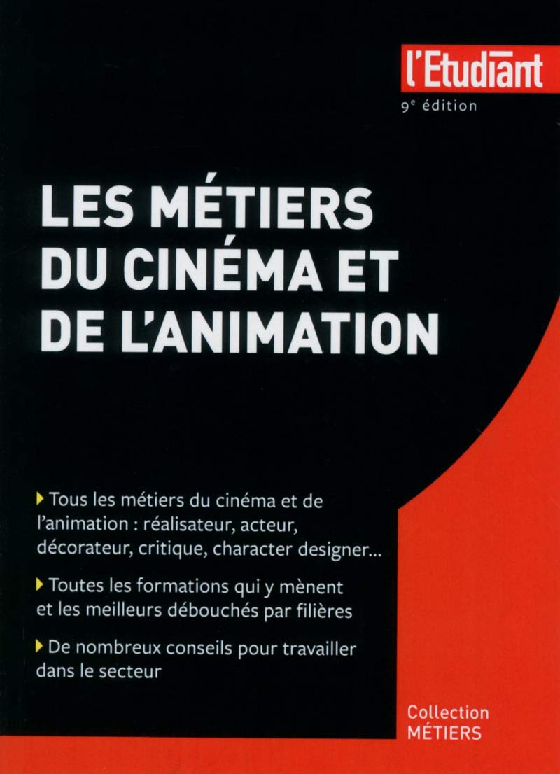 Les métiers du cinéma et de l'animation 9782817604633