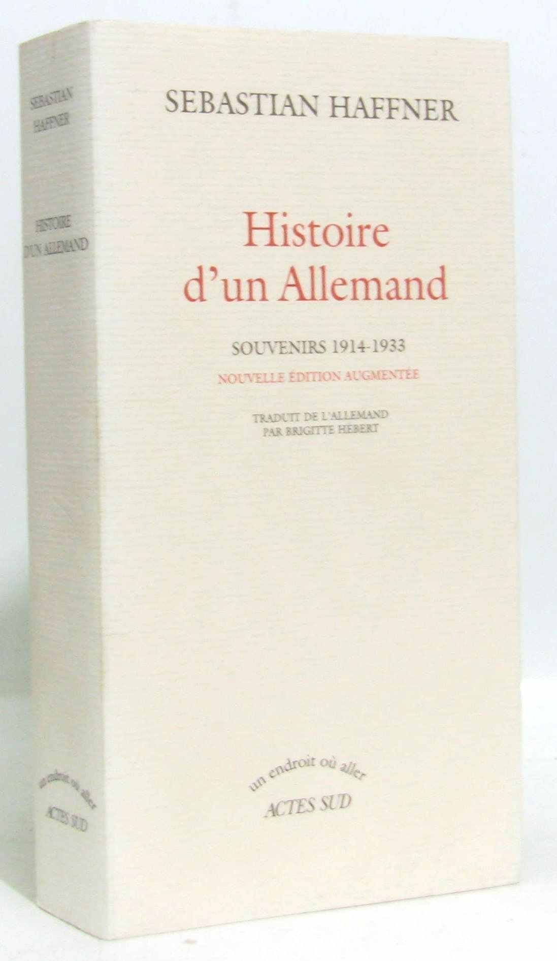 Histoire d'un Allemand 9782742745876