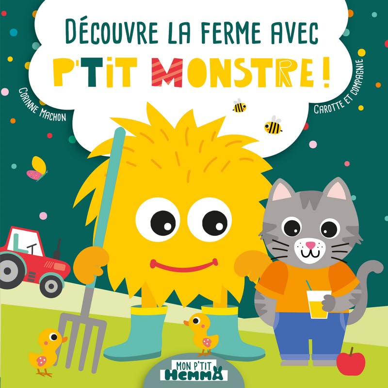 Mon P'tit Hemma - À la ferme avec P'tit Monstre ! - Album - Dès 2 ans 9782508051920