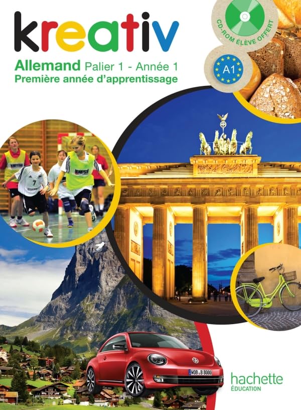 Kreativ allemand année 1 palier 1 - Livre de l'élève - édition 2013 9782011256713