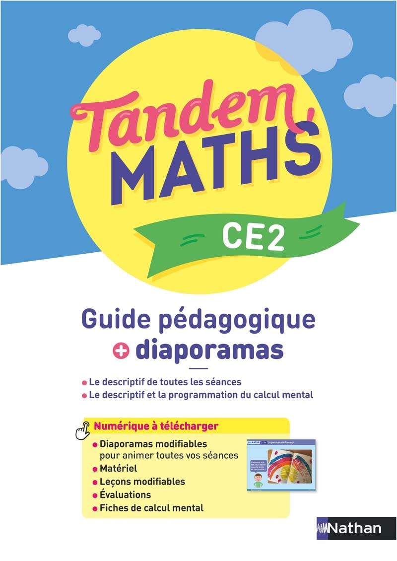 Tandem - Guide pédagogique + Diaporamas CE2 9782095022884