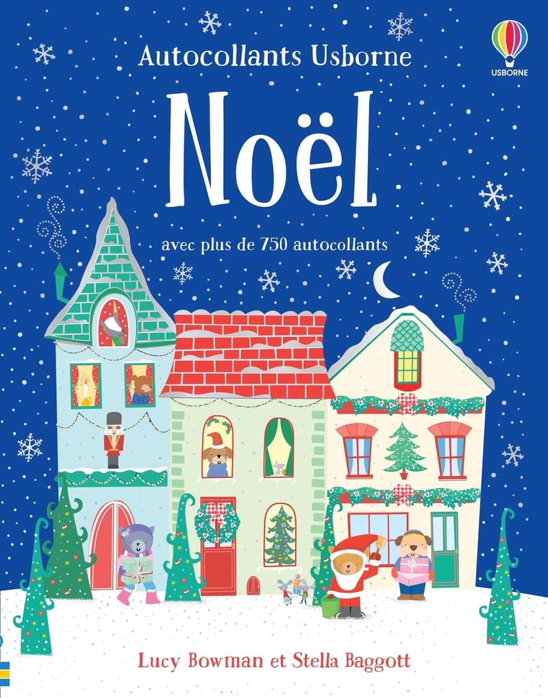 Noël - Autocollants Usborne - Dès 5 ans 9781805319504