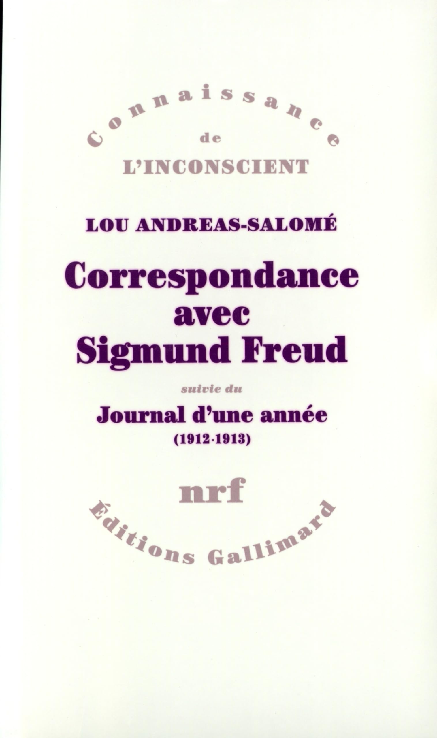 Correspondance Freud/Andreas-Salomé, 1912-1913 9782070270033