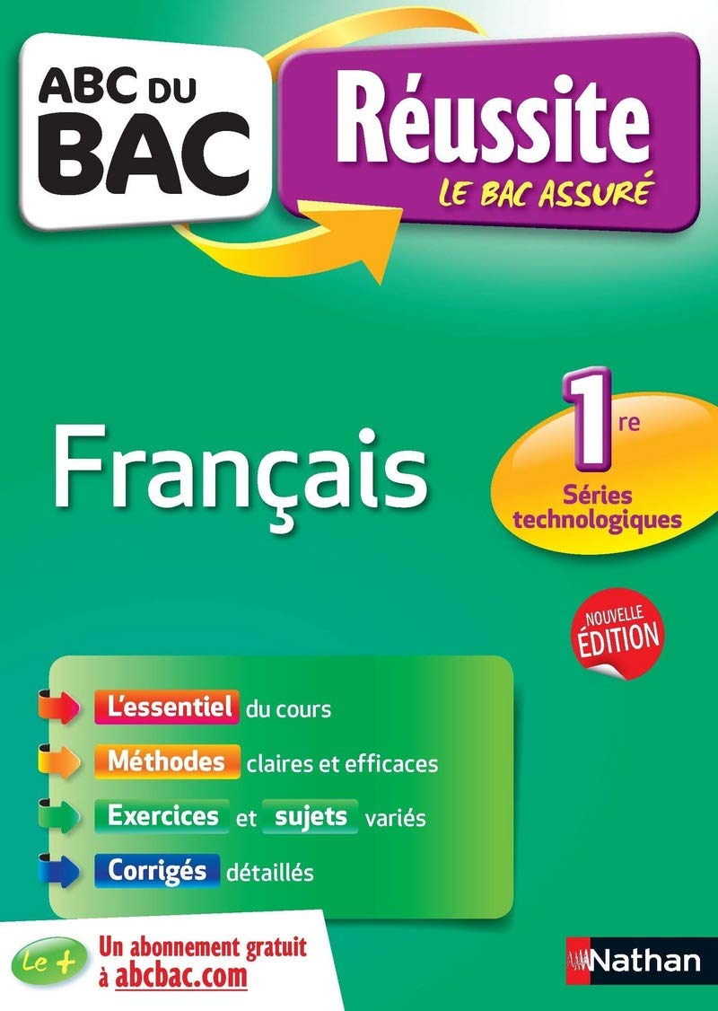 ABC du BAC Réussite Français 1ere Technologique - Ancien programme 9782091503295