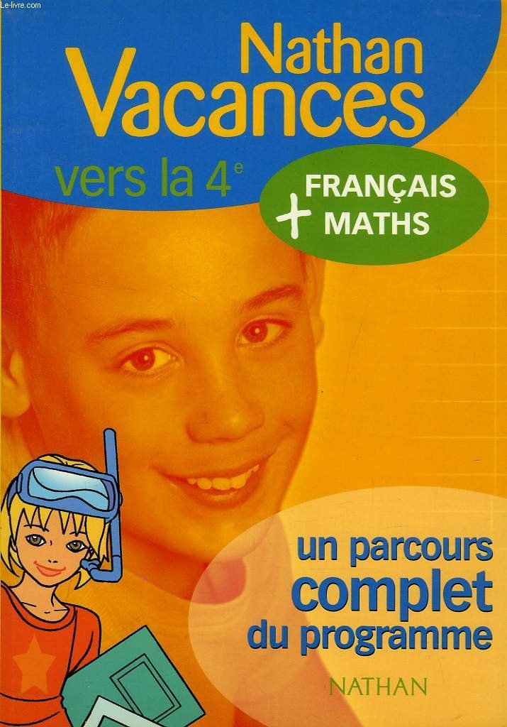 Nathan vacances compact : Maths - Français, de la 5e vers la 4e 9782091844213