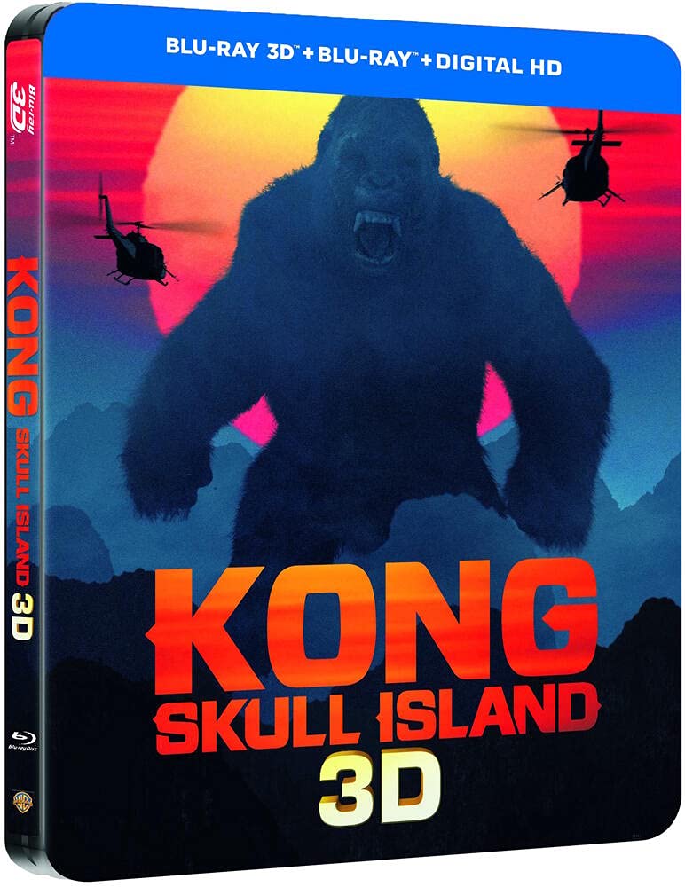 Kong : Skull Island [Édition Limitée boîtier SteelBook] [Blu-ray] [Édition Limitée boîtier SteelBook - Blu-ray 3D + Blu-ray + Digital UltraViolet] 5051889599791