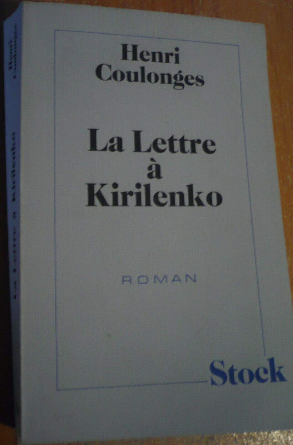 La Lettre à Kirilenko 9782234021938