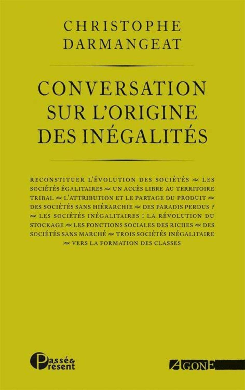 Conversation sur la naissance des inégalités 9782748901818