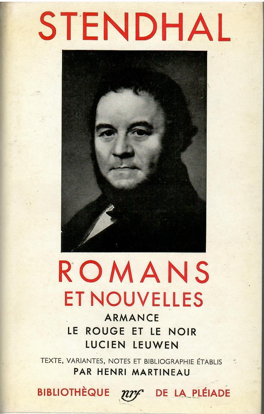Stendhal : Romans et nouvelles, tome 1 9782070105359
