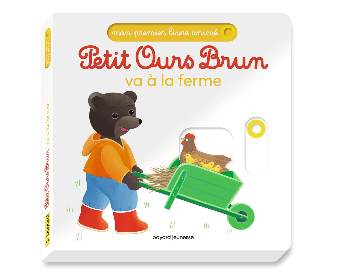 Petit Ours Brun va à la ferme - Mon premier livre animé - Dès 1 an 9791036369292