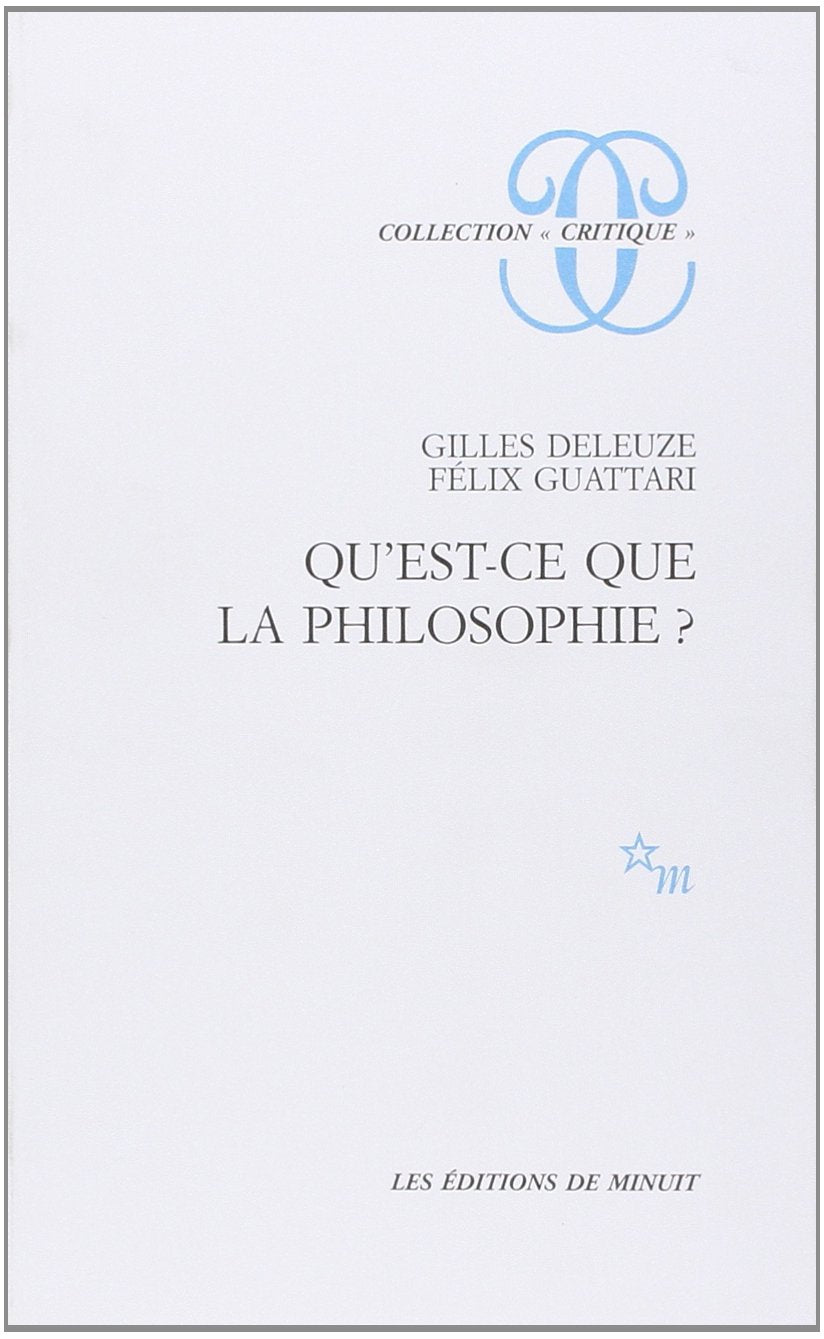 Qu'est-ce que la philosophie ? 9782707313867