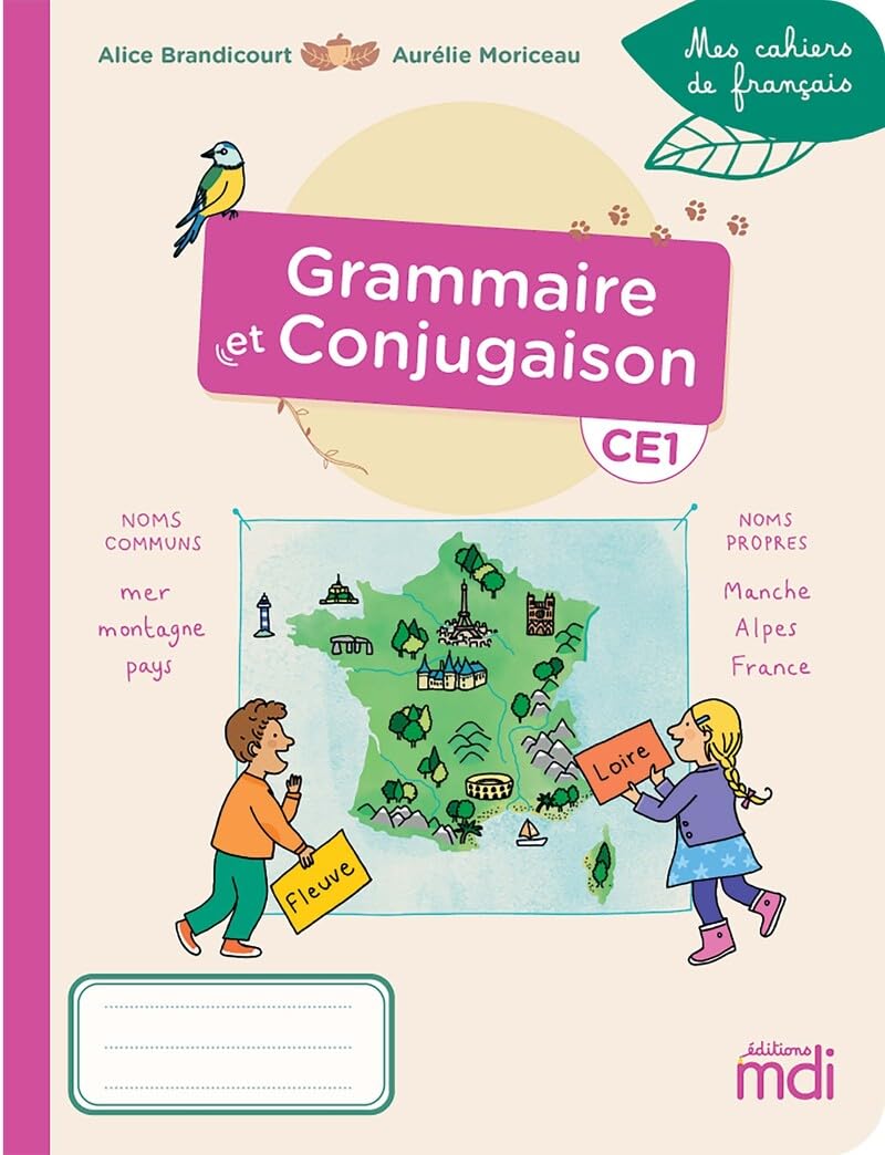 Mes cahiers de français - Grammaire-Conjugaison CE1 9782223114573